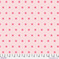 with ruler Pink red and white geometric daisy design w Tula Pink - Besties - Daisy Chain pwtp220.blossom  at 2 Sew Textiles Art Quilt Supplies