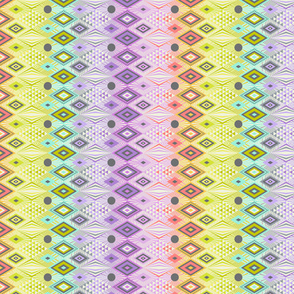 PWTP232 Prism disco lucy pinks purples and teals diamonds and triangles fabric tabby road DeJa Vu collection by Tula pink at 2sew textiles - art quilt supplies