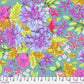 with ruler - cosmic colourway - Hello Dahlia - Untamed cover image - untamed by Tula pink at 2sew textiles - art quilt supplies