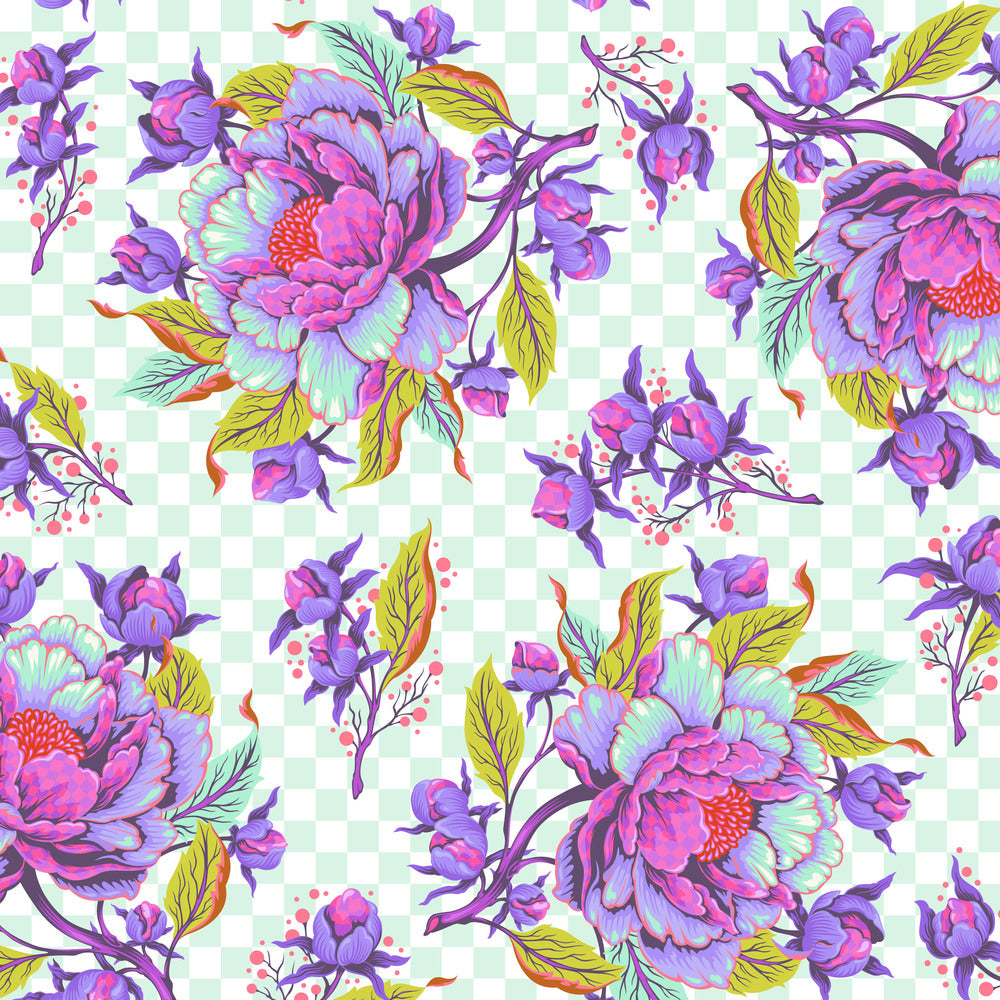 PWTP235 NOVA - Peony for your thoughts - untamed fabric collection by Tula pink at 2sew textiles - art quilt supplies