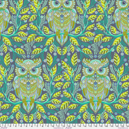 FULL MOON FOREST II - Tula Pink - Hootie Patootie - STARLIGHT - per half metre