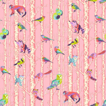FULL MOON FOREST II - Tula Pink - Family Forest - HONEY per half metre