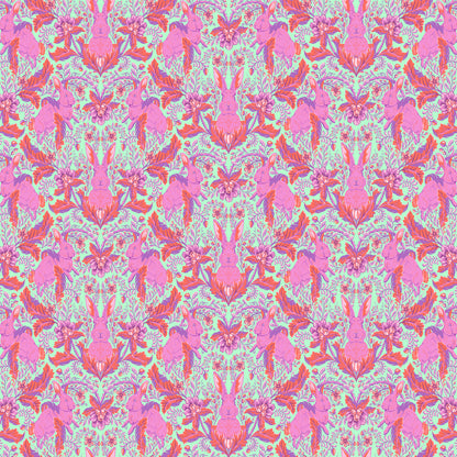 FULL MOON FOREST II - Tula Pink - Hoppy Go Lucky - BLOSSOM per half metre