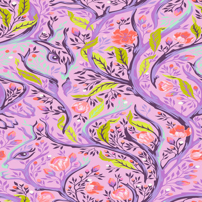 FULL MOON FOREST II - Tula Pink - Branch Manager - BLOSSOM per half metre