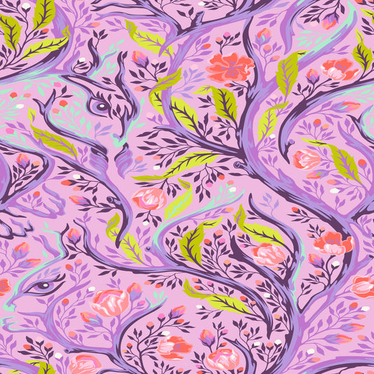 FULL MOON FOREST II - Tula Pink - Branch Manager - BLOSSOM per half metre