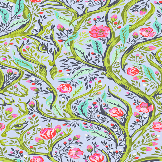 FULL MOON FOREST II - Tula Pink - Branch Manager - STARLIGHT per half metre
