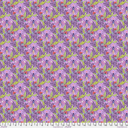 FULL MOON FOREST II - Tula Pink - Shake your Honey Maker - BLOSSOM per half metre
