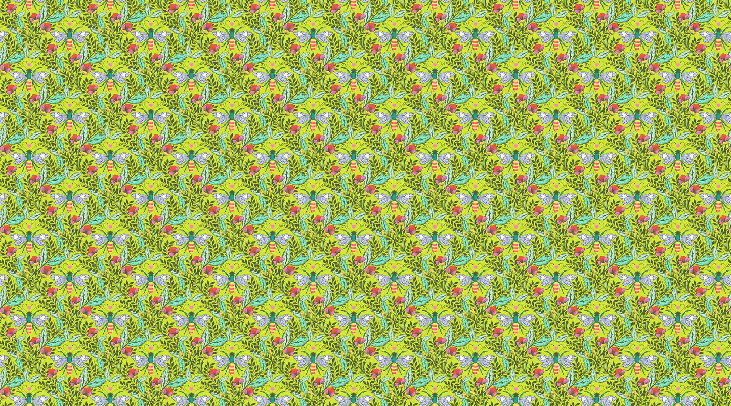 FULL MOON FOREST II  Tula Pink - Shake your honey maker - ENCHANTED - per half metre