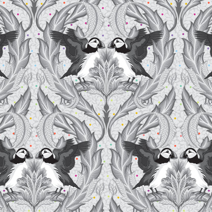 GRAYWORK - Huffin and Puffin - Whisper - Tula Pink