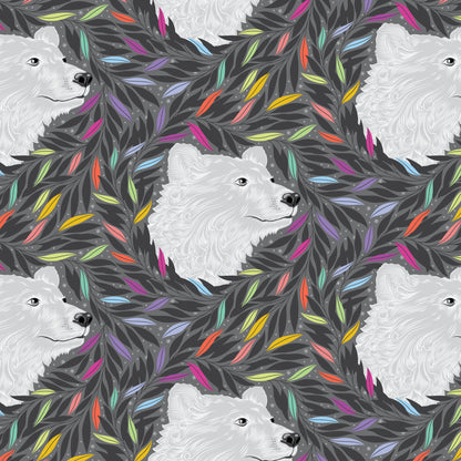 GRAYWORK - Just Bearly - Carbon - Tula Pink