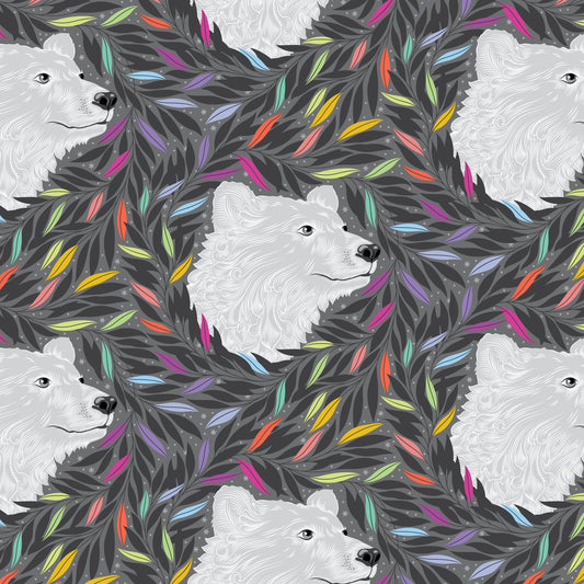 GRAYWORK - Just Bearly - Carbon - Tula Pink