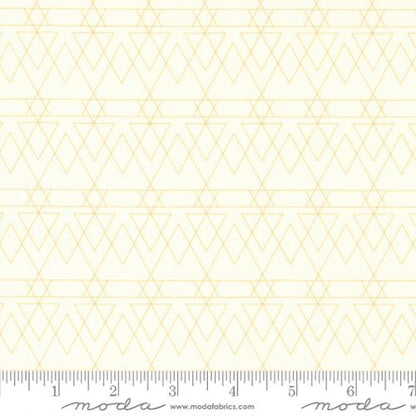 french vanilla cream white colour - Rainbow sherbet with fun quilty design by Sarah Ditty for Moda Fabric at 2 Sew Textiles Art Quilt Supplies