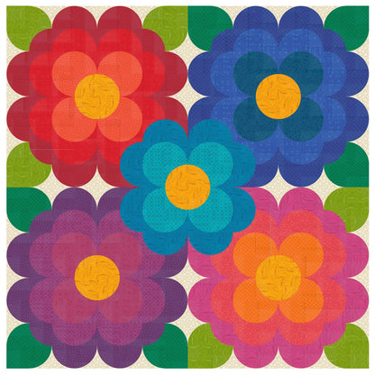 trunk show quilt idea full collection - rainbow spice by Sarah Thomas - saraditty for Moda Fabrics - available at 2 Sew Textiles - art quilt supplies
