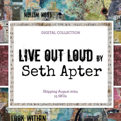 Seth Apter Live Out Loud quilt fabric collection  available t 2 sew textiles art quilt supplies