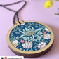 Create your own fabric and stitched jewellery! Set of 3 Mini Embroidery Hoops & Aida cloth -  Beginner friendly - Quick Easy Fun Gifts