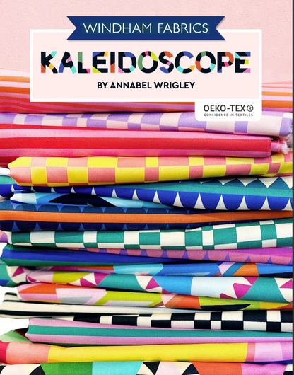 Kaleidoscope Fabric Collection by Annabelle Wrigley for Windham Fabrics + free pattern