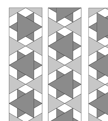 60 Deg Triangle Star - Quilt Pattern