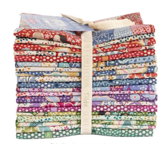 Full colleciton FQ bundle - Tilda hometown precut collection 2 Sew Textiles Art Quilt Supplies