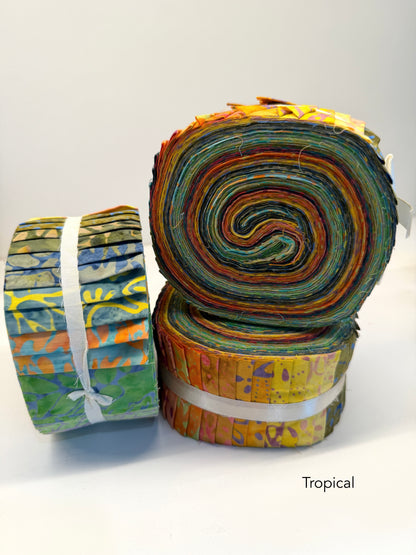 Batik Jelly Roll - Tropical
