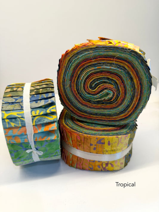 Batik Jelly Roll - Tropical