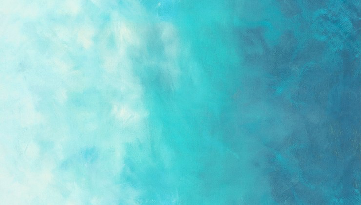 Turkish sea - Jennifer Sampou sky fabrics blue ombré quilting art quilt supplies available at 2 sew textiles