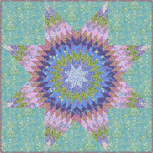 Free Pattern - Kaffe + Morris - Twinkle quilt pattern