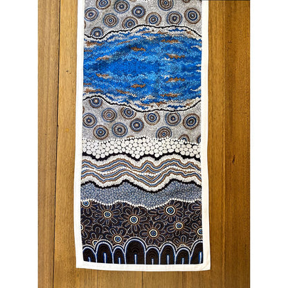Table Runner- Ocean and Earth - Show stopping authentic Aboriginal  designs