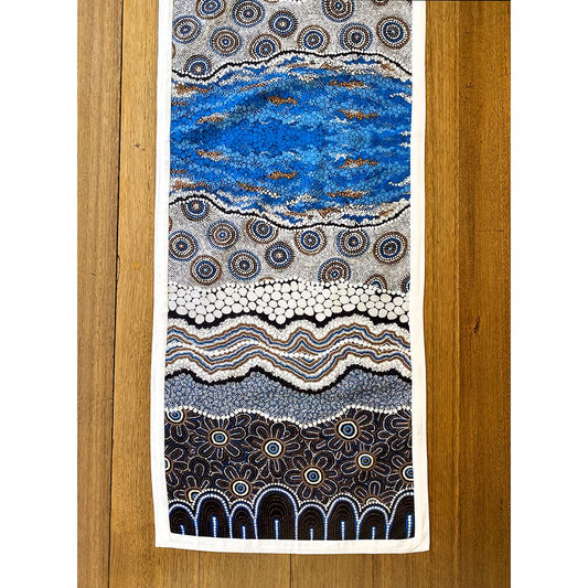 Table Runner- Ocean and Earth - Show stopping authentic Aboriginal  designs