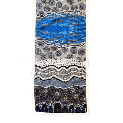Table Runner- Ocean and Earth - Show stopping authentic Aboriginal  designs