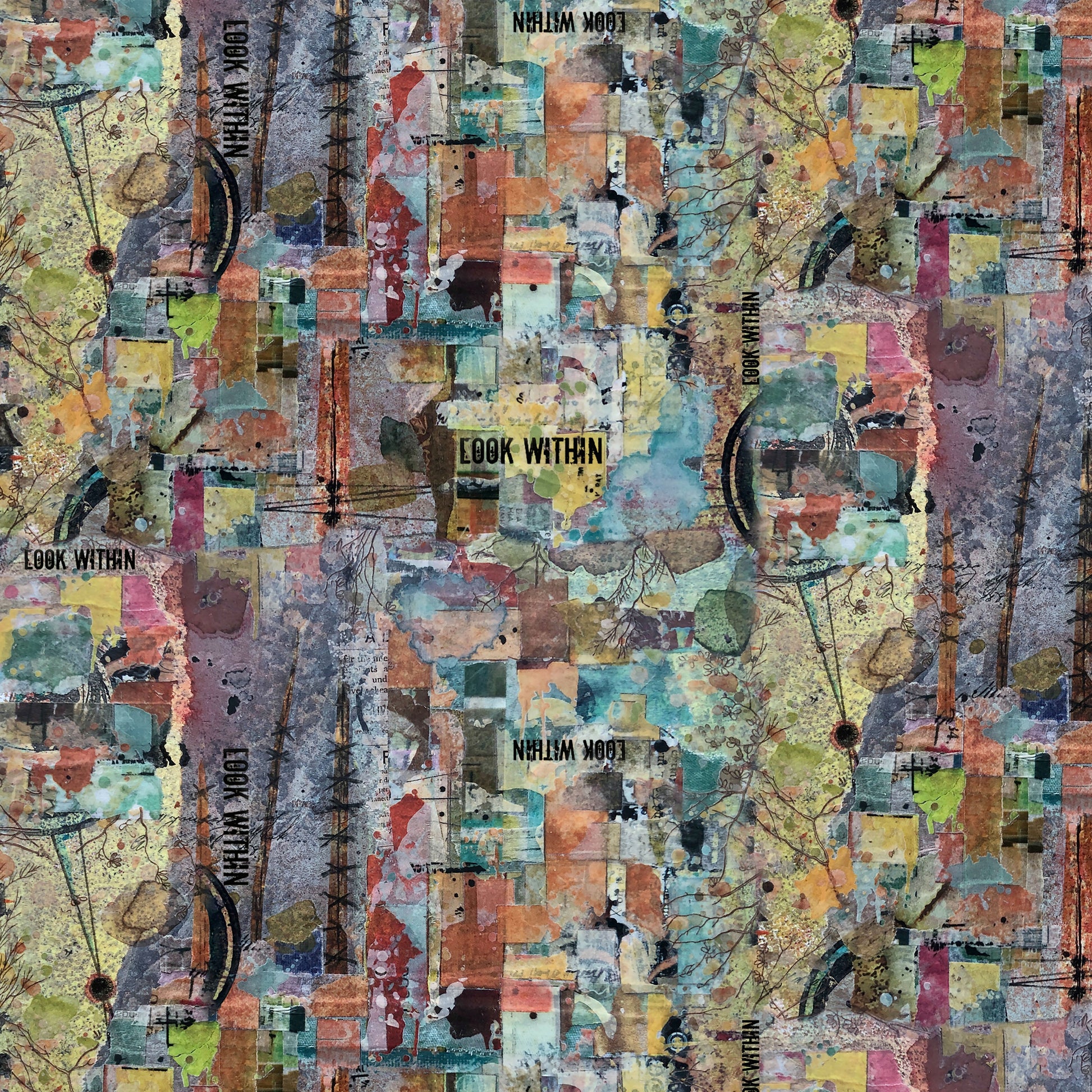 Seth Apter Live Out Loud quilt fabric collection  available at 2 sew textiles art quilt supplies Look Within - Cornucopia