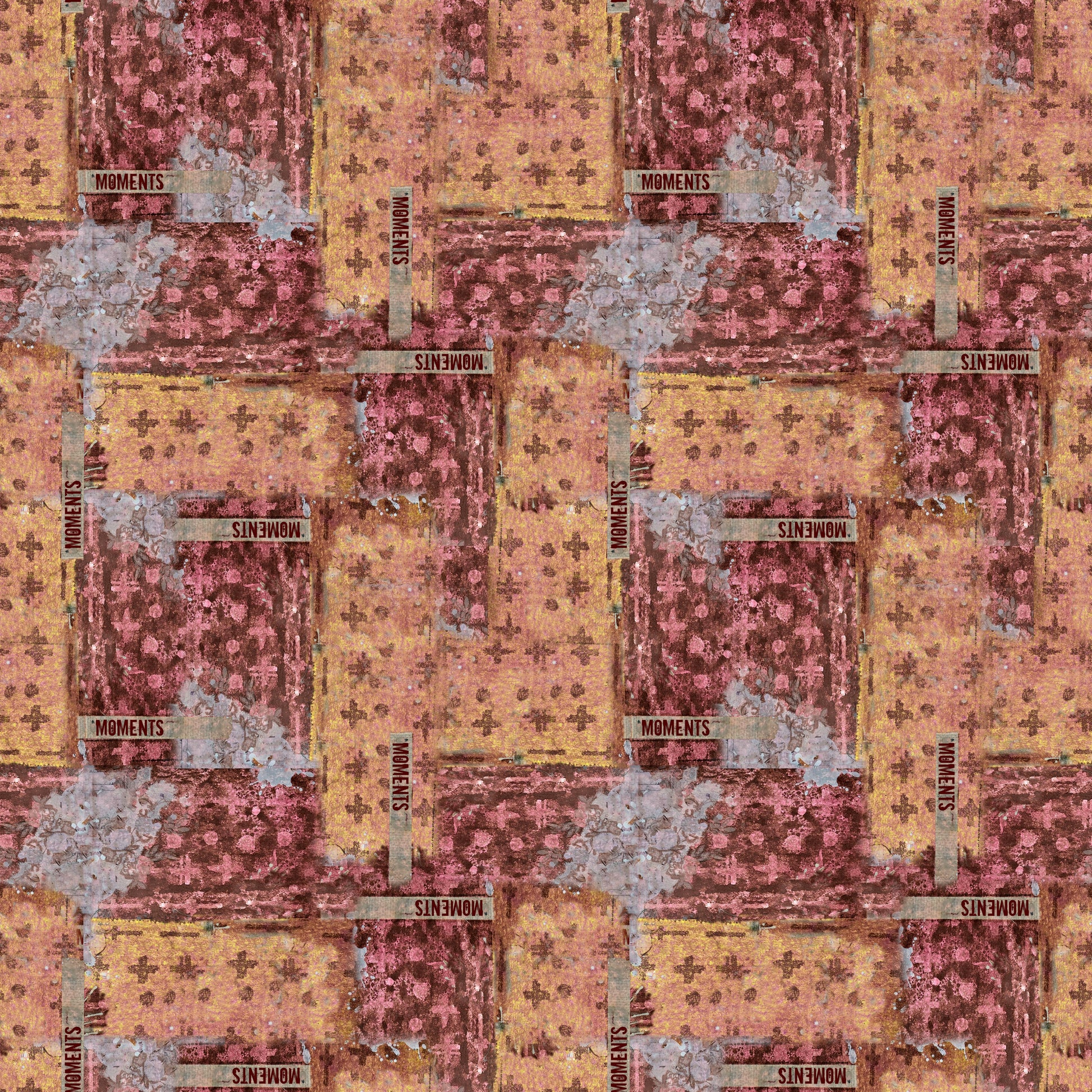 Seth Apter Live Out Loud quilt fabric collection  available at 2 sew textiles art quilt supplies Moments - Sunset