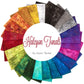 Cirle layout Halcyon Tonals a great range of blender fabrics by Jason Yenter of In the Beginning Fabrics at 2 Sew Textiles Art Quilt Supplies