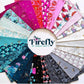 Fabric layout 29  fabrics -Firefly by Sarah Watts for Ruby Star Society available at 2 Sew Textiles art quilt supplies