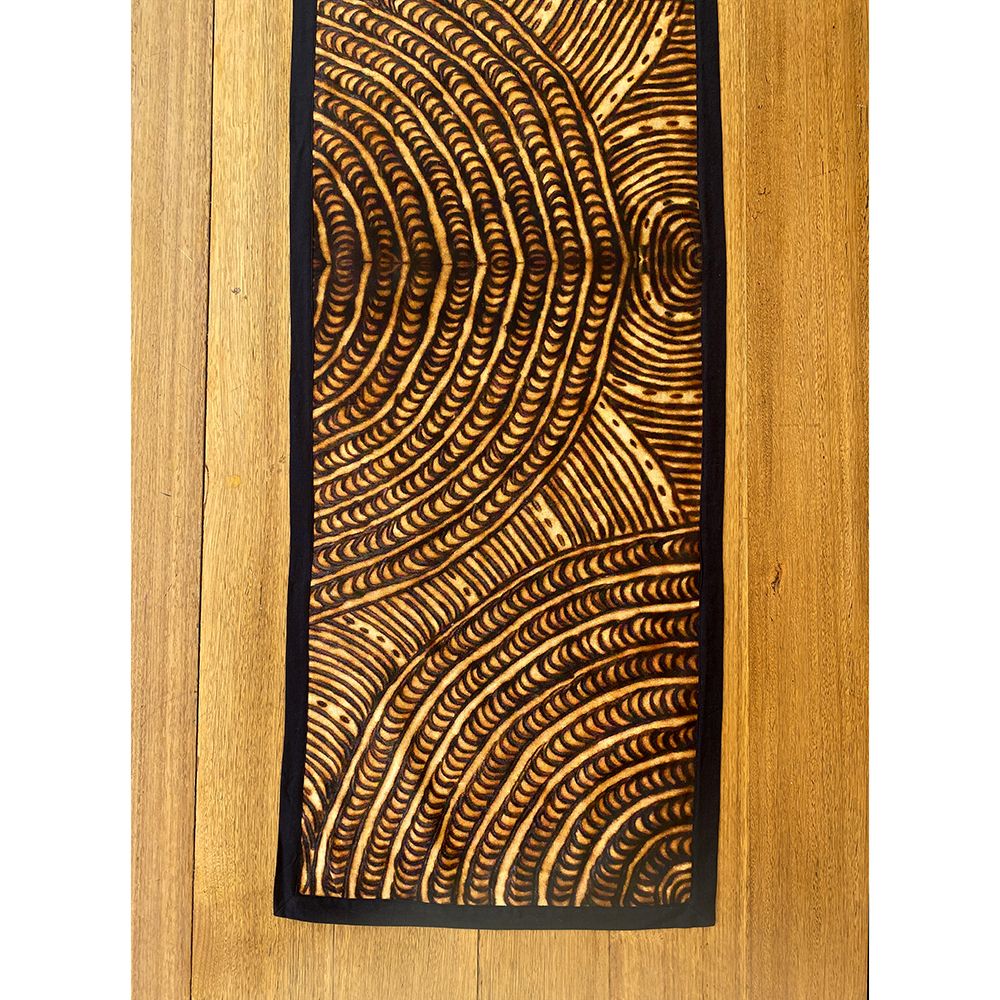 Table Runner- PUNU PITI - Show stopping authentic Aboriginal  designs