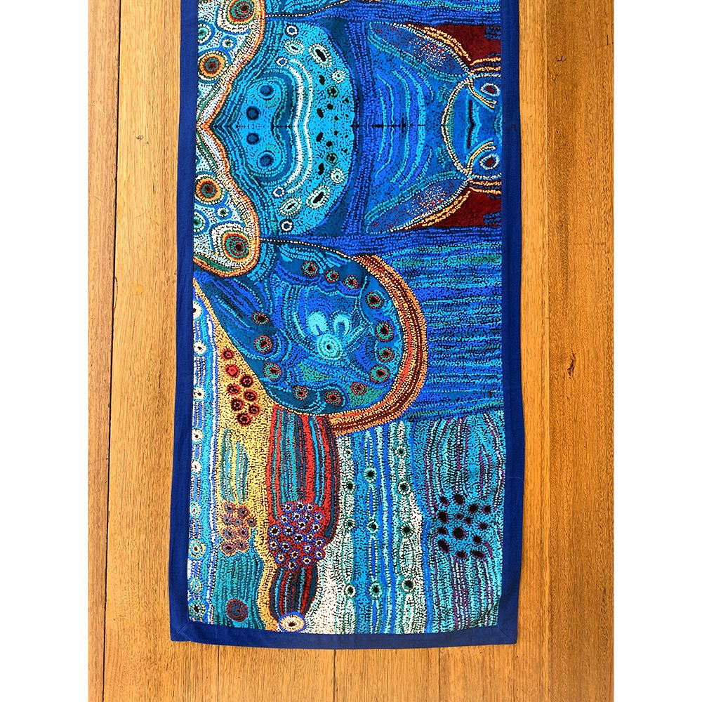 Table Runner- Two Sisters - Show stopping authentic Aboriginal  designs