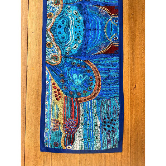Table Runner- Two Sisters - Show stopping authentic Aboriginal  designs