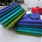 Ocean blues and greens - Half metre bundles of delicious Rainbow Spice quilt fabrics by Sarah Thomas - Sariditty for moda.  Available at 2 sew textiles art quilt supplies