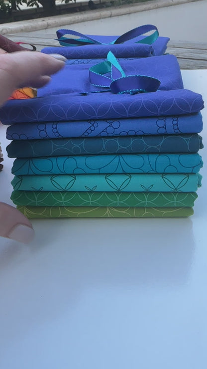 Rainbow Spice - Half Metre Bundles by Sarah Thomas of Sariditty for Moda Fabrics - quilting motif - quilt fabric - great gift