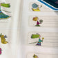 Fairytale Fairies Panel and cheater fabric co-ordinates by Monika Baldough