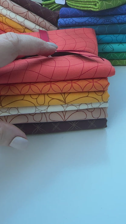 Rainbow Spice - Half Metre Bundles by Sarah Thomas of Sariditty for Moda Fabrics - quilting motif - quilt fabric - great gift