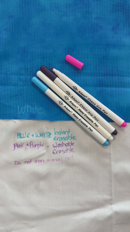 Water Soluble Vanishing Marking Pen Set - Adger Chaco