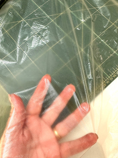 with hand water soluble stabilizer washaway from 2 Sew Textile art quilt supplies
