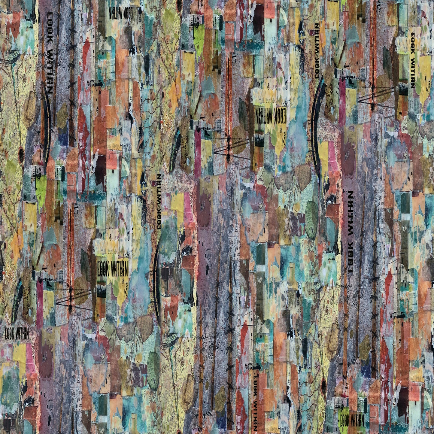 Seth Apter Live Out Loud quilt fabric collection  available at 2 sew textiles art quilt supplies Look Within - Cornucopia