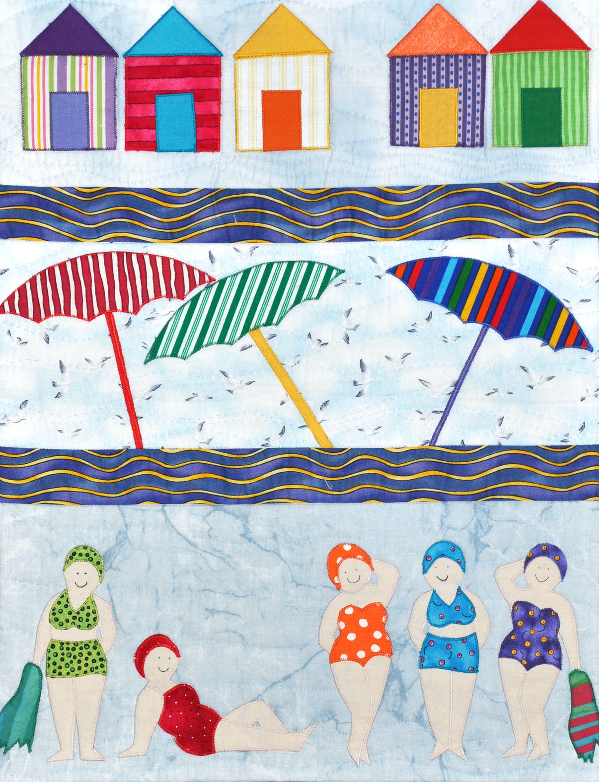 Bathing Beauties Quilt Pattern ART QUILT SUPPLIES 2 Sew Textiles