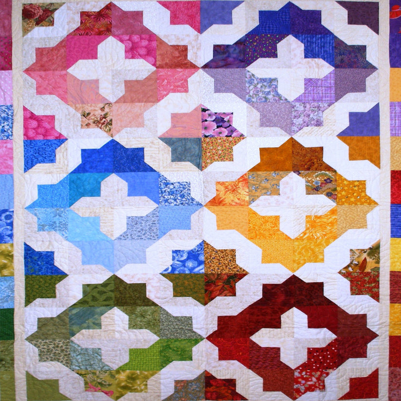 Flying Colors Quilt Pattern ART QUILT SUPPLIES 2 Sew Textiles