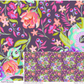 tula pinks hissy fit snakes and flowers with full width and detail