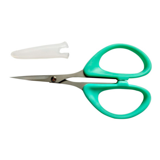 Karen Kay buckley green scissors with blade guard