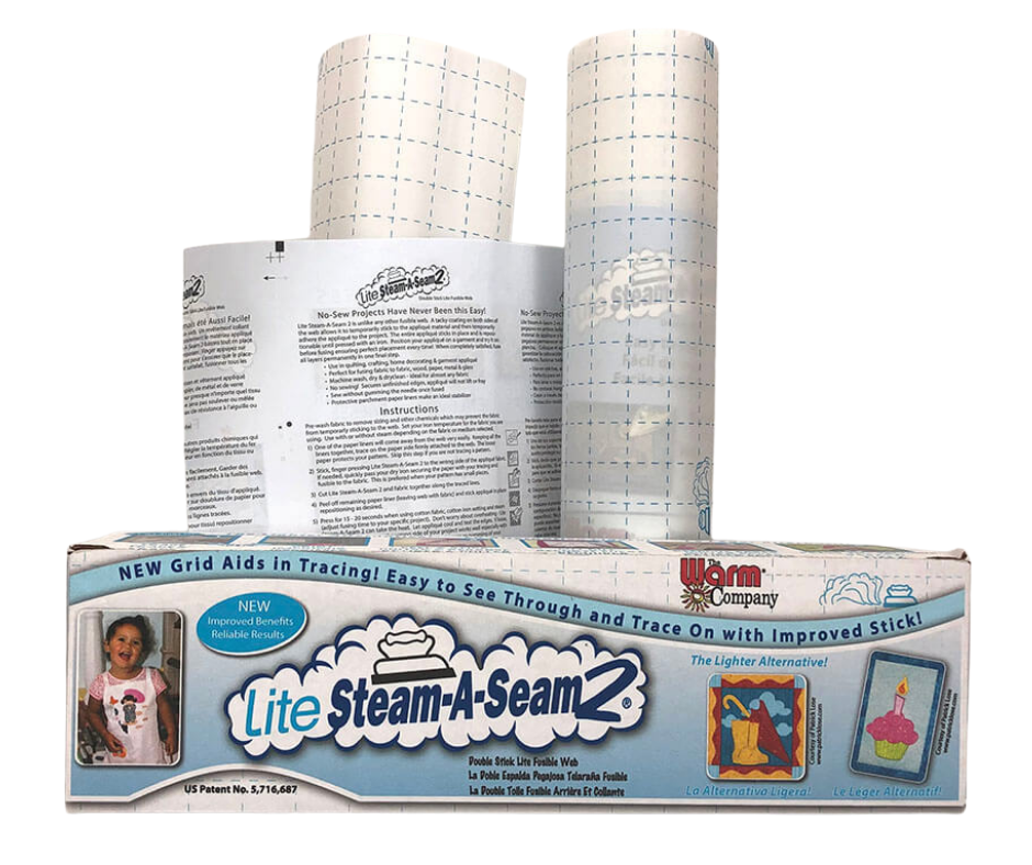 Steam A Seam 2 Lite - Tacky Fusible adhesive - great for Fabric Collage