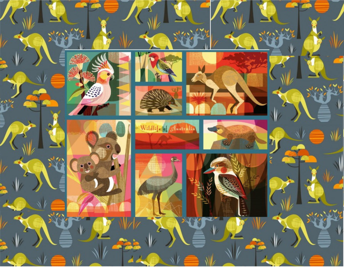 Panel de vida silvestre de Australia por Ellen Giggenbach
