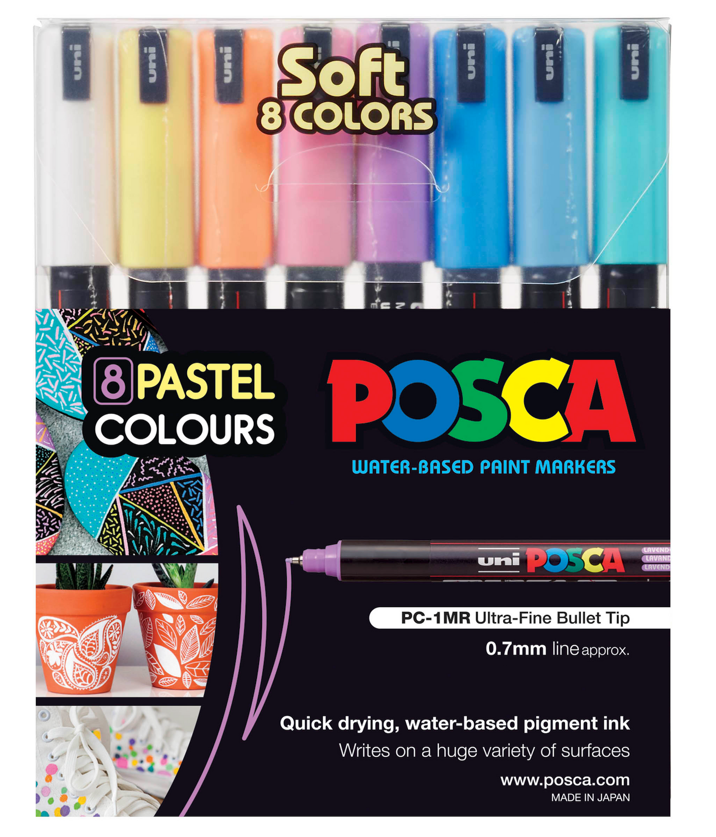 Posca pc1mr 8 set 2 sew textiles